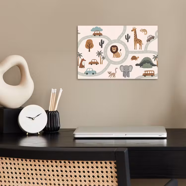 Poster - Dieren - Wegen - Illustratie — 2