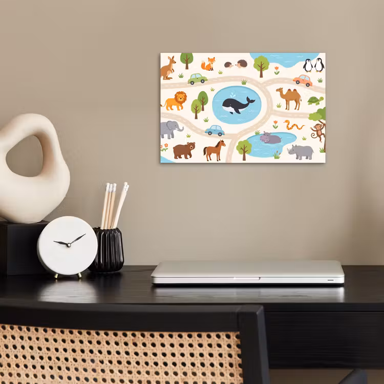 Poster - Dieren - Wereld - Illustratie — 2