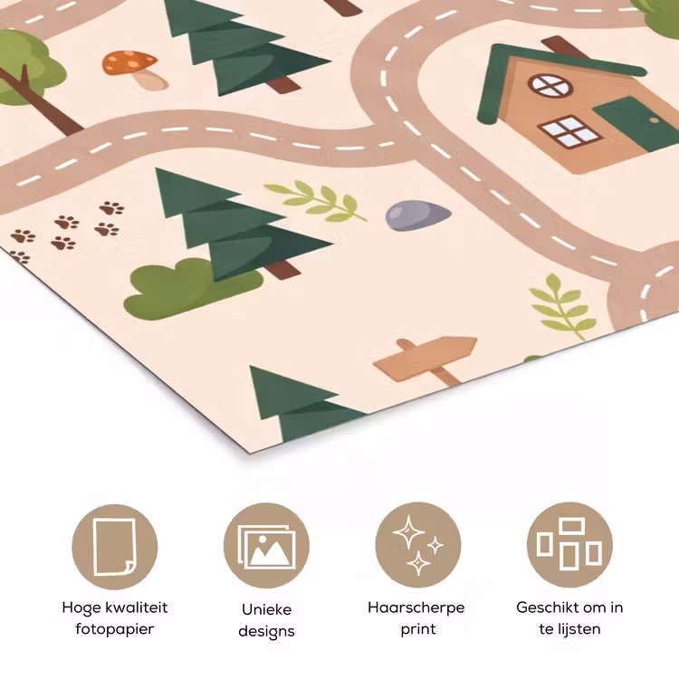 Poster - Weg - Dieren - Natuur — 5