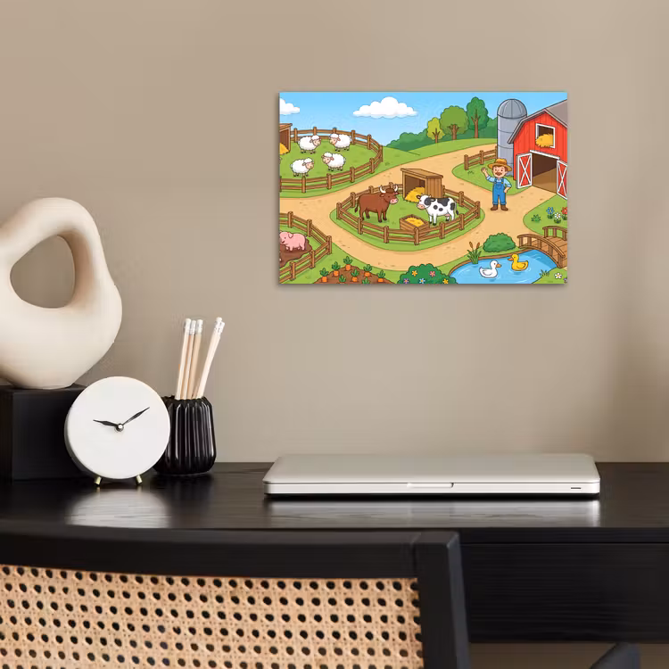 Poster - Boerderij - Dieren - Platteland — 2