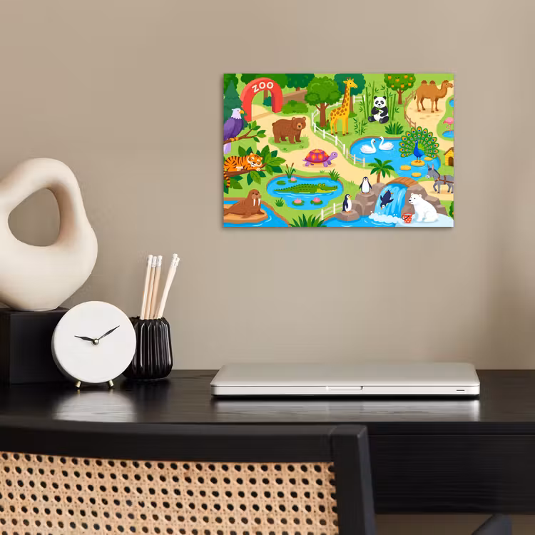 Poster - Dieren - Dierentuin - Cartoon — 2
