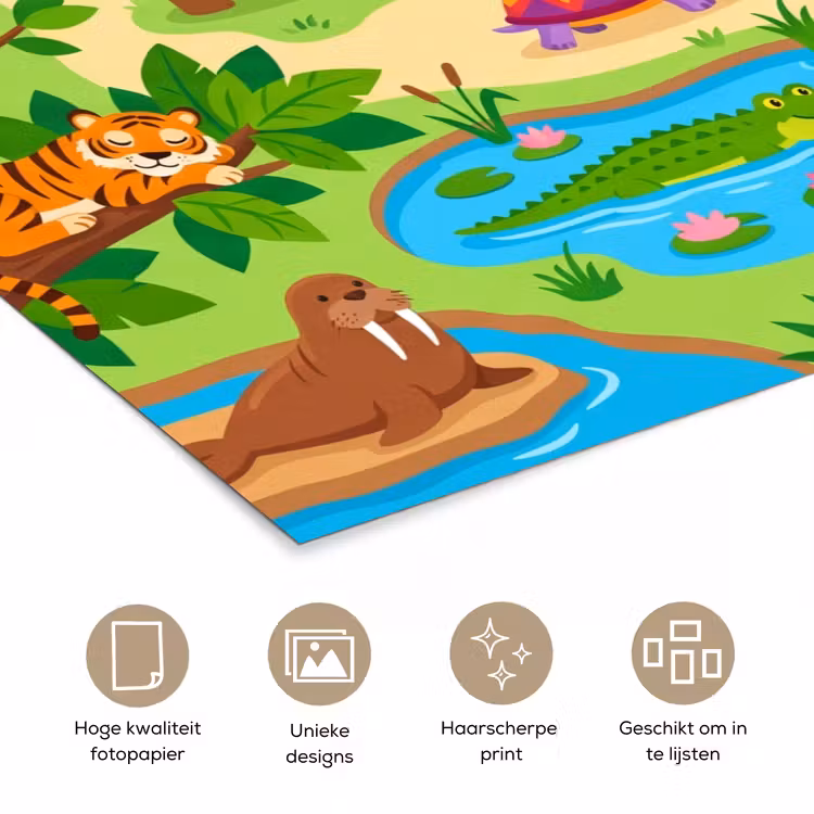 Poster - Dieren - Dierentuin - Cartoon — 5