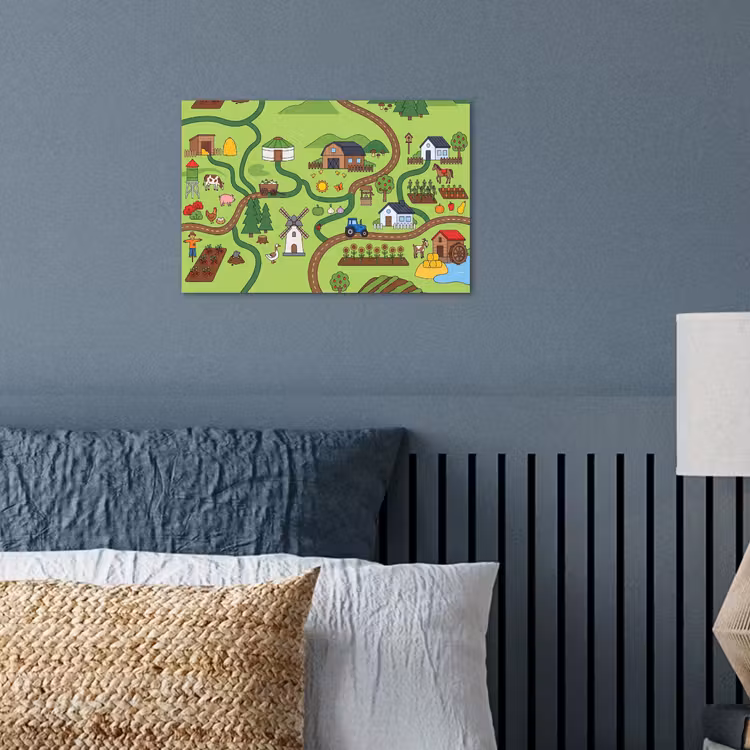 Poster - Dieren - Platteland - Illustratie — 3
