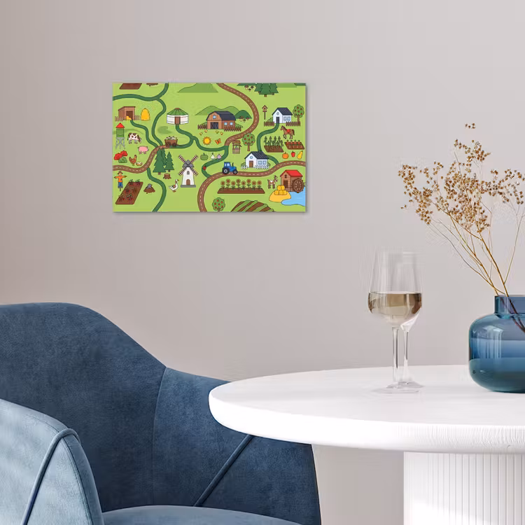 Poster - Dieren - Platteland - Illustratie — 4