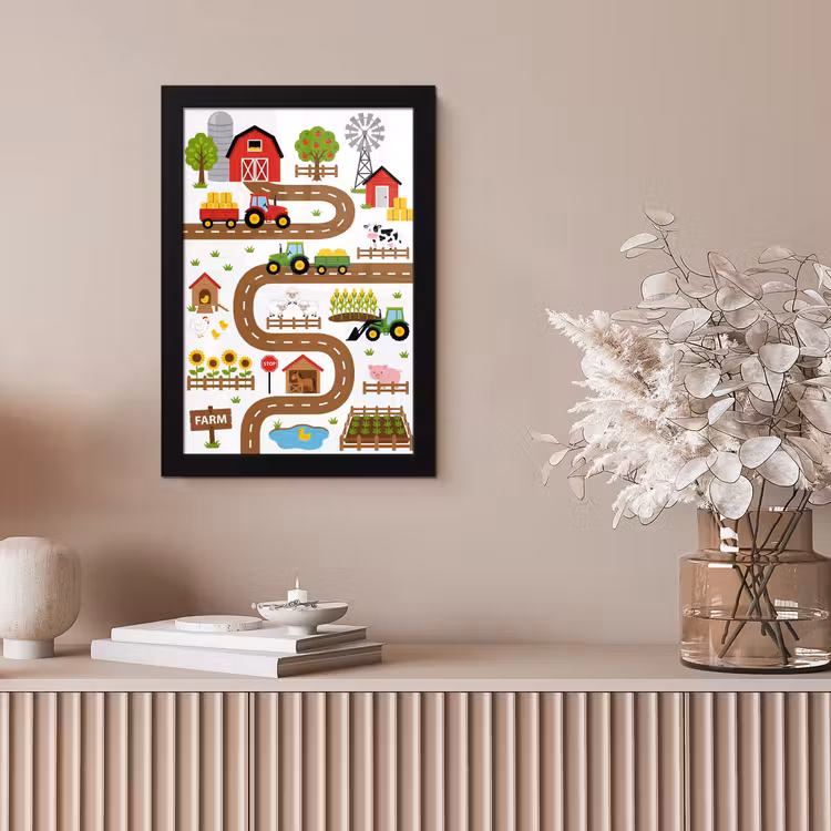 Poster met lijst - Boerderij - Dieren - Illustratie — 5
