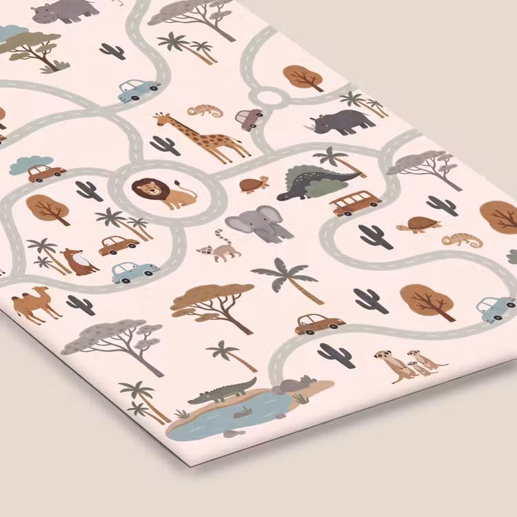 Poster met lijst - Dieren - Wegen - Illustratie — 7