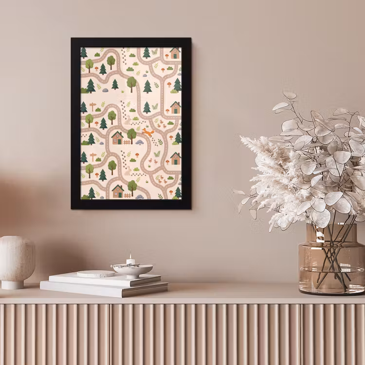 Poster met lijst - Weg - Dieren - Natuur — 5