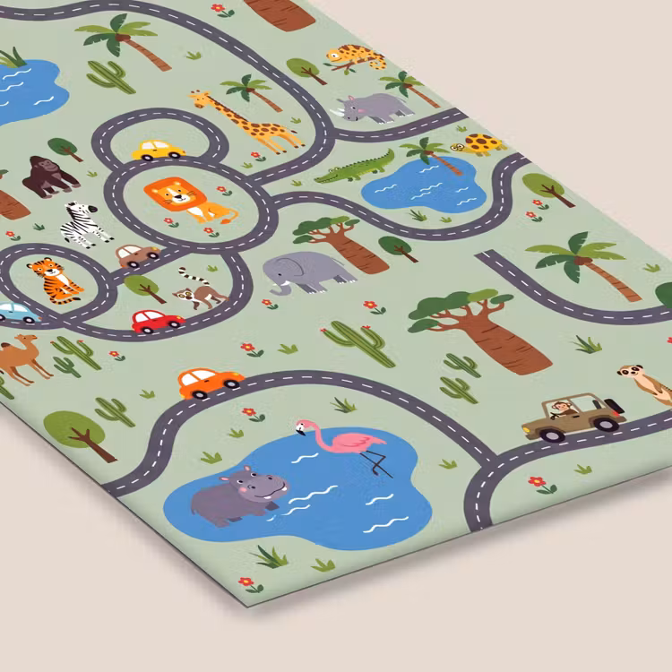 Poster met lijst - Dieren - Speels - Illustratie — 7