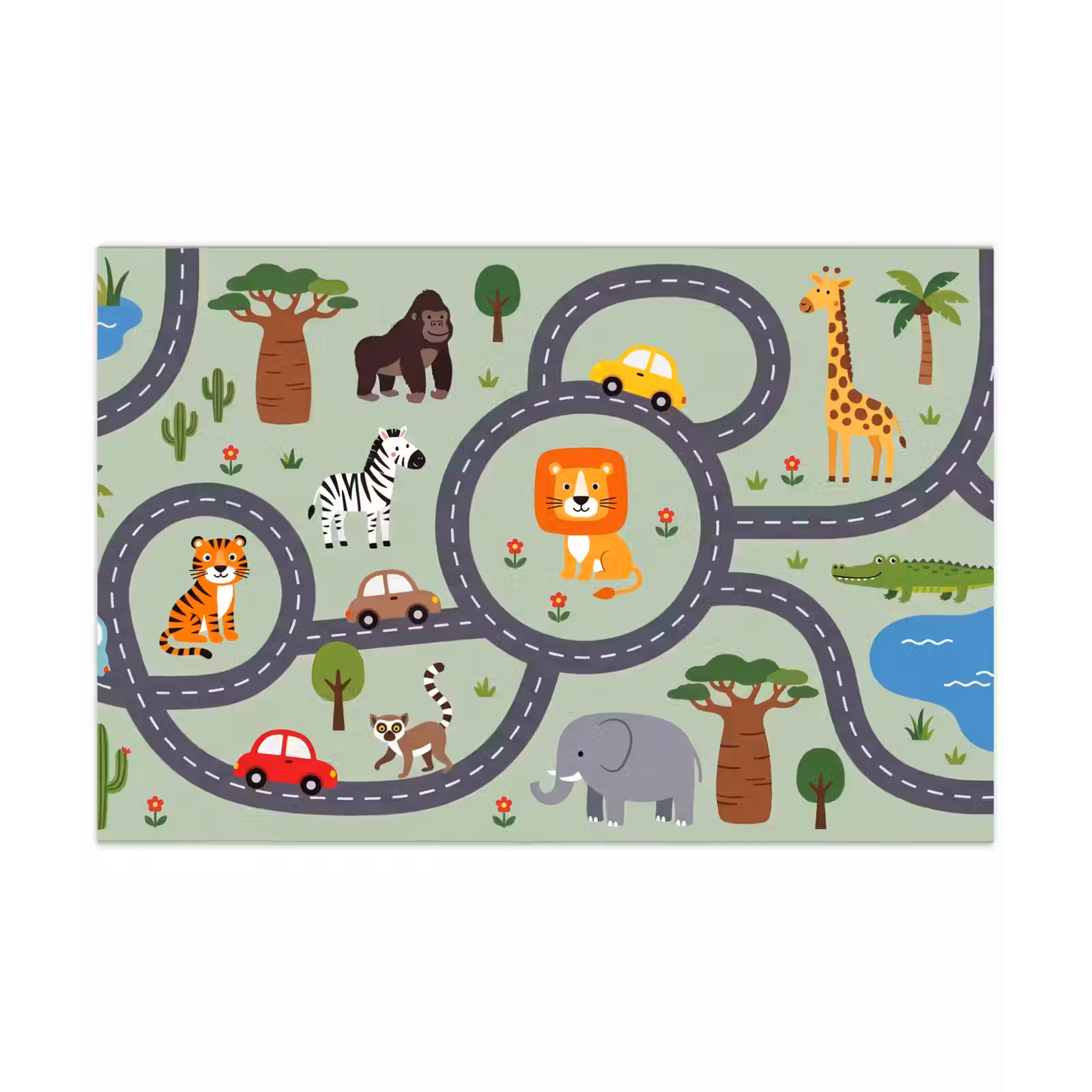Speelkleed - Dieren - Speels - Illustratie — 1
