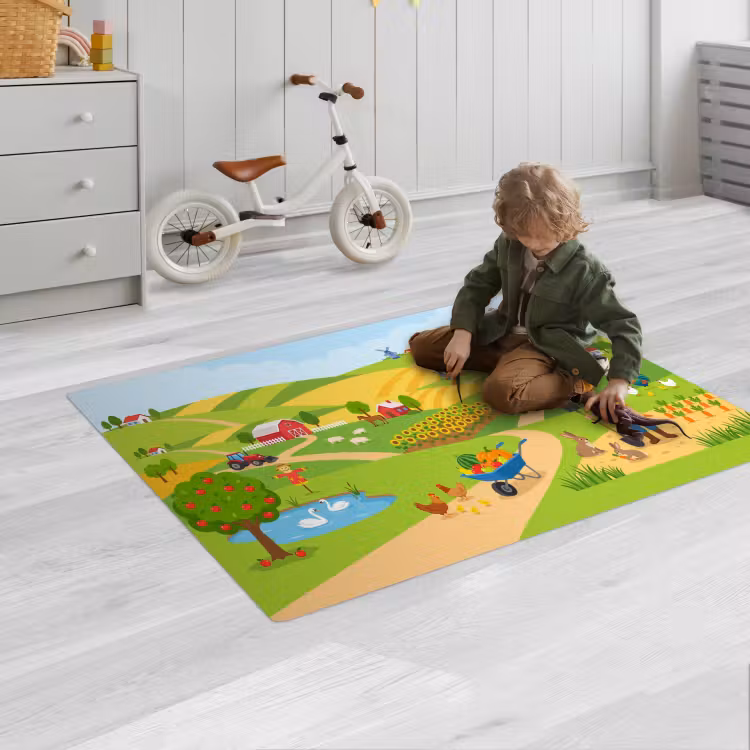 Speelkleed - Boerderij - Landschap - Cartoon — 2