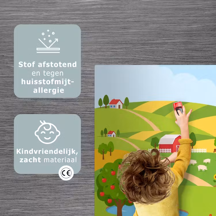 Speelkleed - Boerderij - Landschap - Cartoon — 3