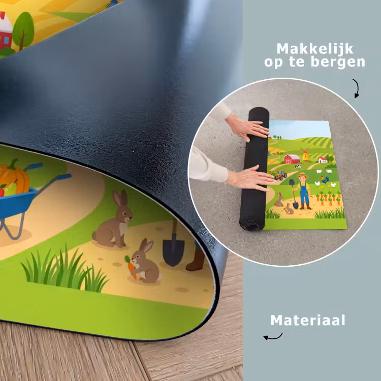 Speelkleed - Boerderij - Landschap - Cartoon — 6