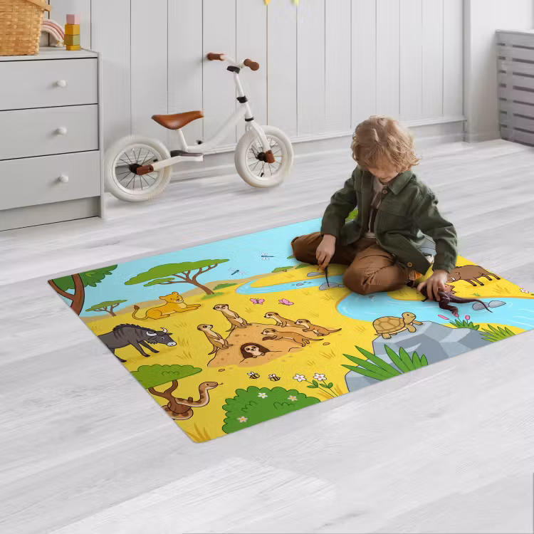 Speelkleed - Dieren - Savanne - Cartoon — 2