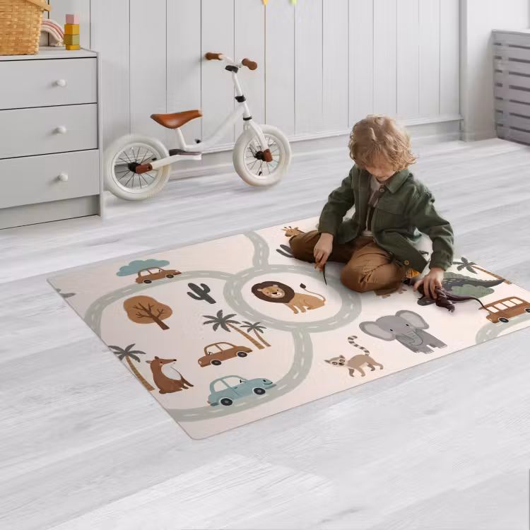 Speelkleed - Dieren - Wegen - Illustratie — 2