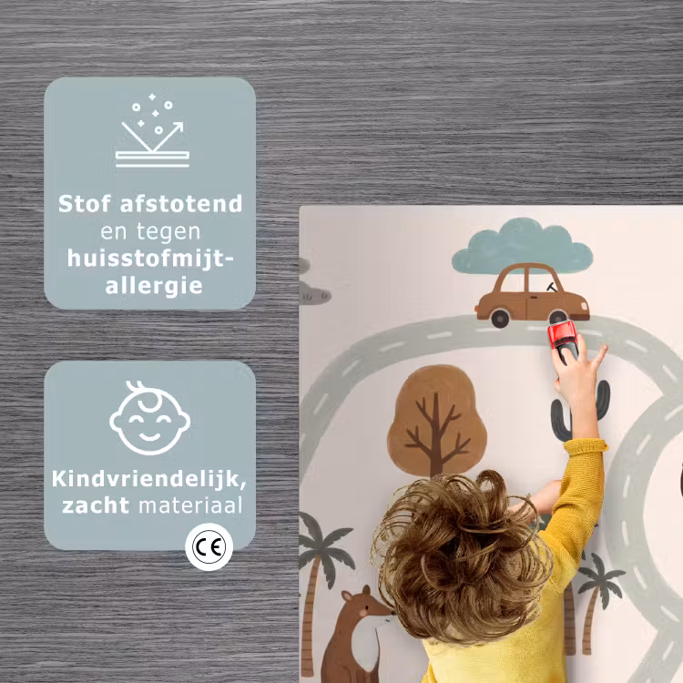 Speelkleed - Dieren - Wegen - Illustratie — 3