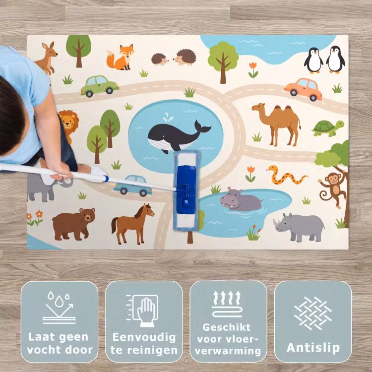 Speelkleed - Dieren - Wereld - Illustratie — 4