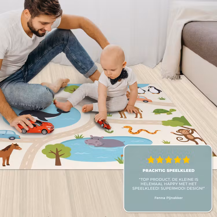Speelkleed - Dieren - Wereld - Illustratie — 5