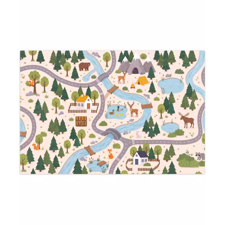 Speelkleed - Landschap - Rivier - Cartoon — 1