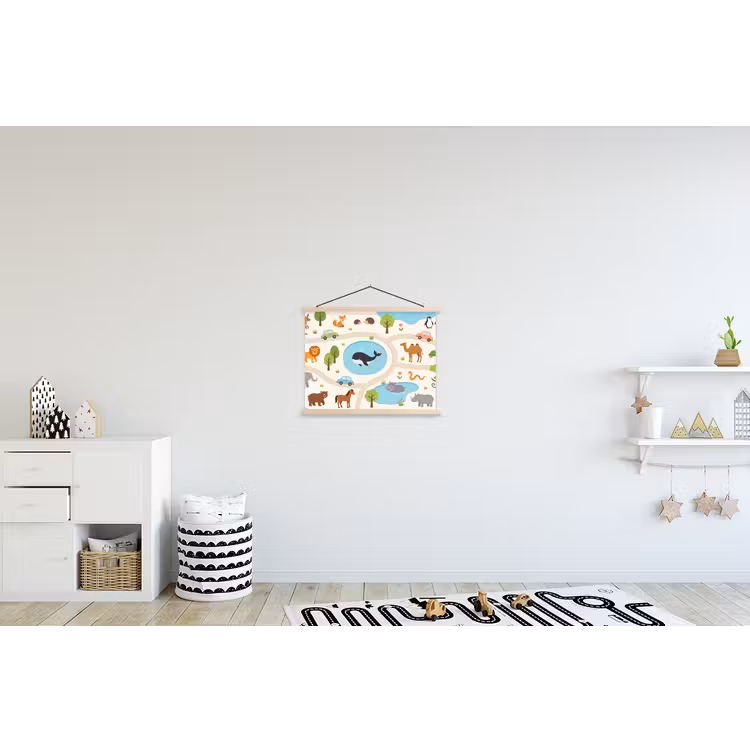 Schoolplaat - Dieren - Wereld - Illustratie — 3