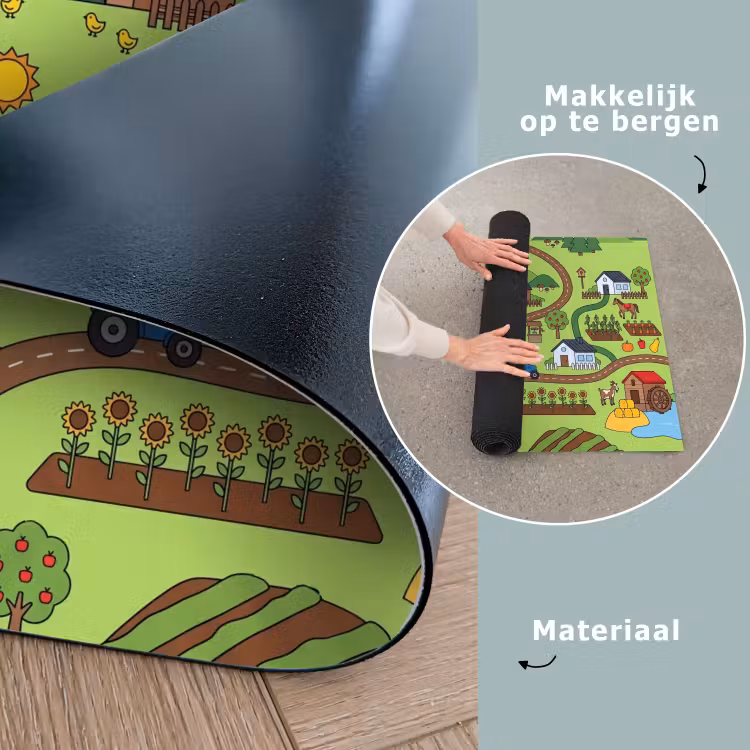 Speelkleed - Dieren - Platteland - Illustratie — 6