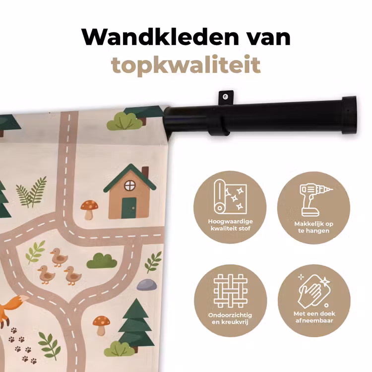 Wandkleed - Weg - Dieren - Natuur — 3