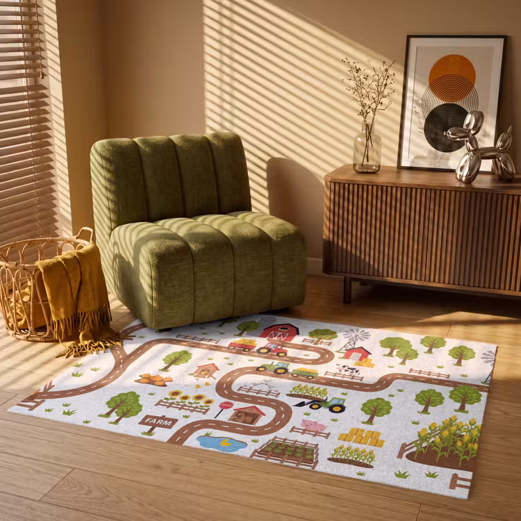 Vloerkleed - Boerderij - Dieren - Illustratie — 2