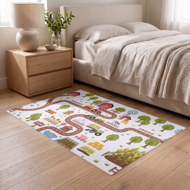 Vloerkleed - Boerderij - Dieren - Illustratie — 5