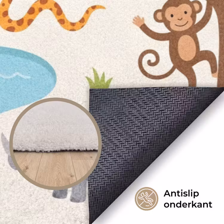 Vloerkleed - Dieren - Wereld - Illustratie — 4