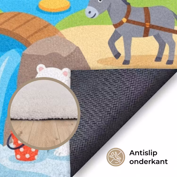 Vloerkleed - Dieren - Dierentuin - Cartoon — 4