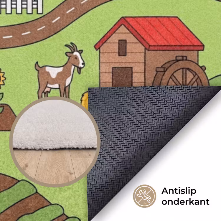 Vloerkleed - Dieren - Platteland - Illustratie — 4