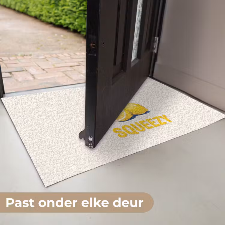 Deurmat - Eten - Citroenen - Keuken - Illustratie - Geel — 7