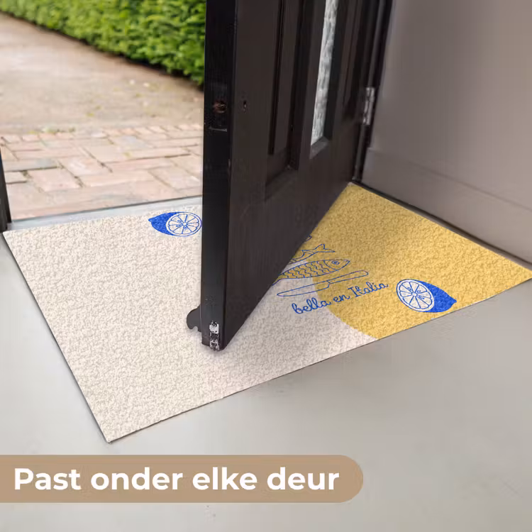 Deurmat - Italië - Eten - Citroen - Vis - Grafisch — 7