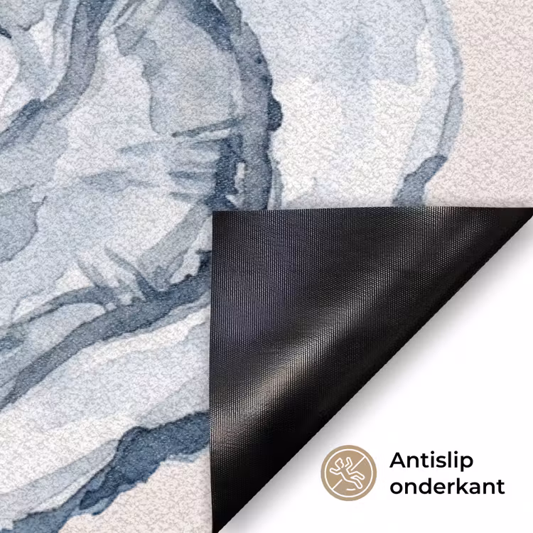 Deurmat - Zeeleven - Oester - Aquarel - Minimalistisch - Blauw — 6