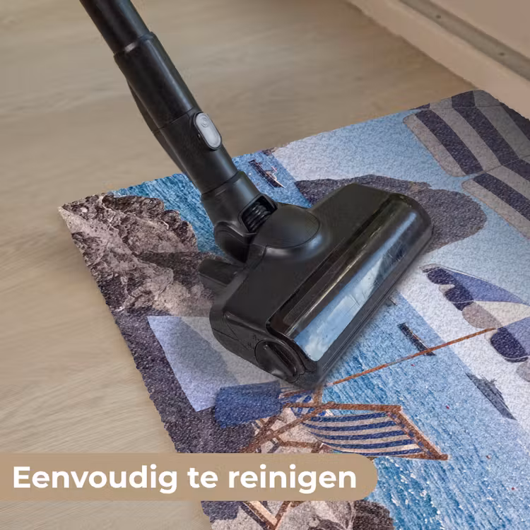 Deurmat - Strand - Ligstoel - Parasol - Zomer - Blauw — 9