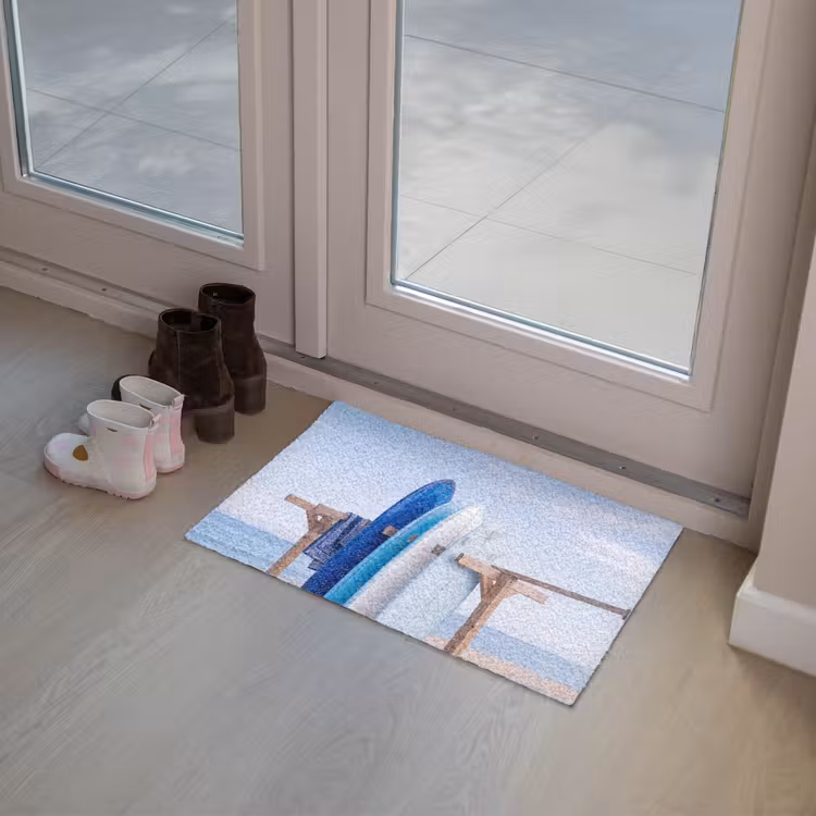 Deurmat - Surfplank - Strand - Zomer - Blauw - Water — 8