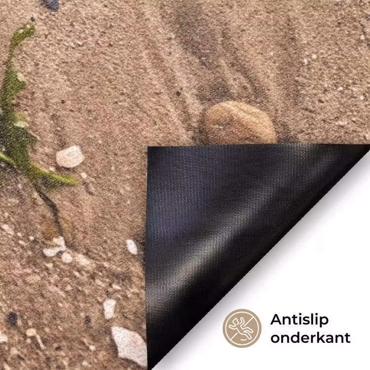 Deurmat - Dieren - Hart - Strand - Zand - Roze — 6