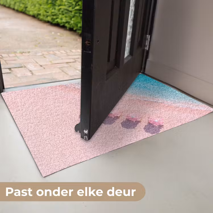 Deurmat - Strand - Roze zand - Zee - Zomer - Natuur — 7