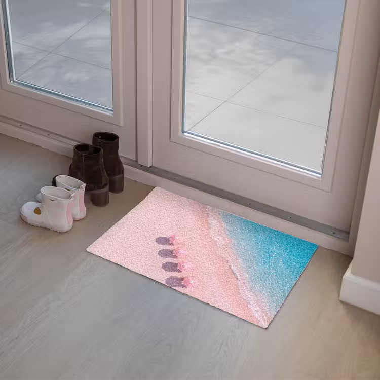 Deurmat - Strand - Roze zand - Zee - Zomer - Natuur — 8