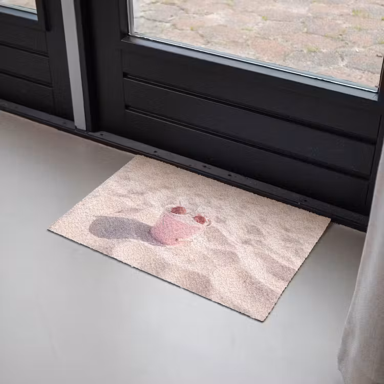 Deurmat - Strand - Schelpen - Zomer - Roze - Decoratie — 2