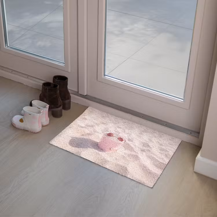 Deurmat - Strand - Schelpen - Zomer - Roze - Decoratie — 8
