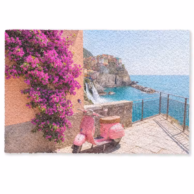 Deurmat - Voertuig - Roze - Kust - Zomer - Reizen — 1