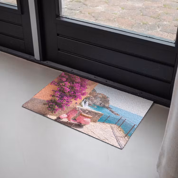 Deurmat - Voertuig - Roze - Kust - Zomer - Reizen — 2