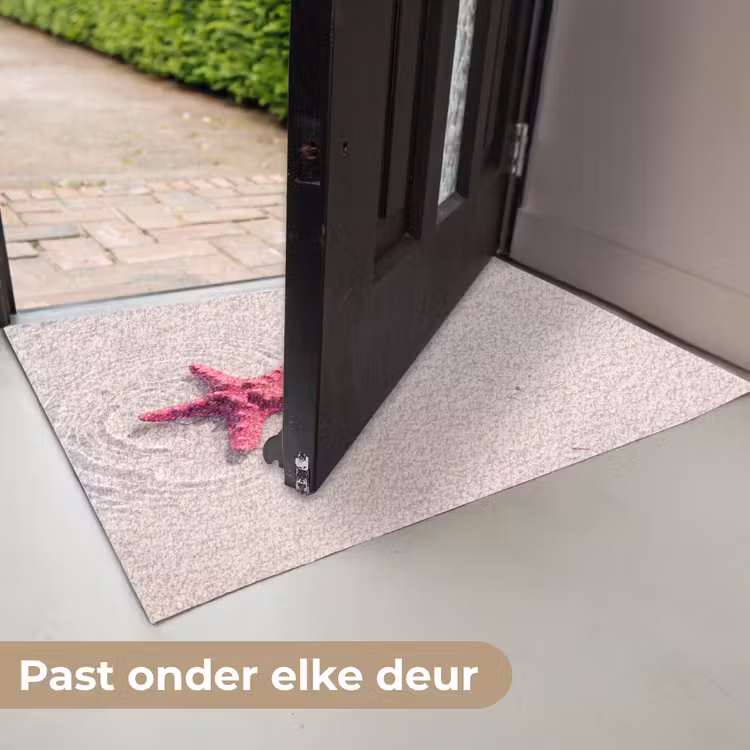 Deurmat - Zeeleven - Zeester - Strand - Roze - Water — 7