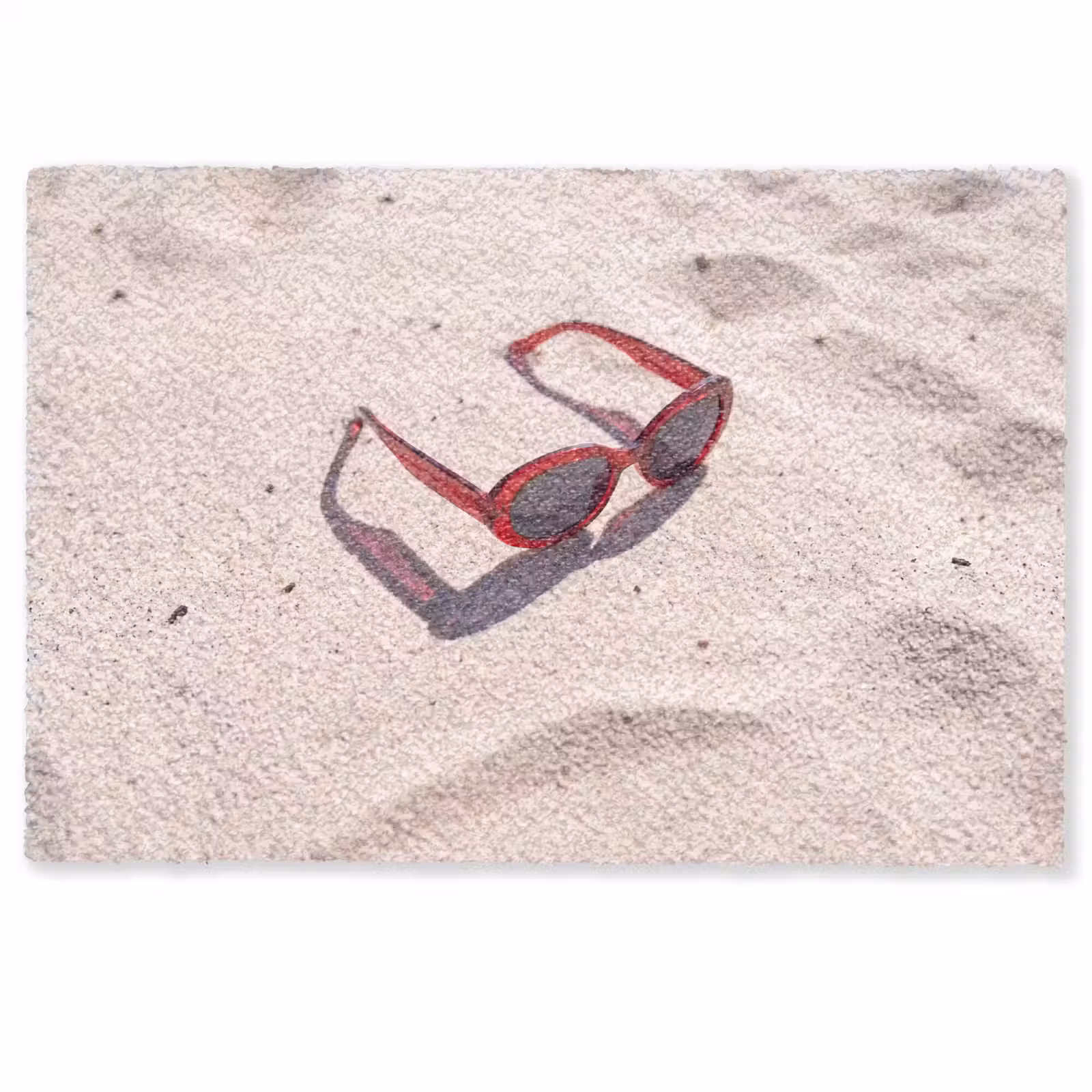 Deurmat - Zonnebril - Strand - Vakantie - Rood — 1