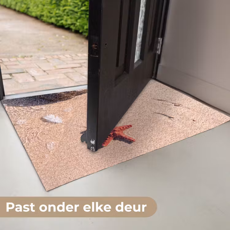 Deurmat - Dieren - Strand - Zee - Natuur - Rood — 7