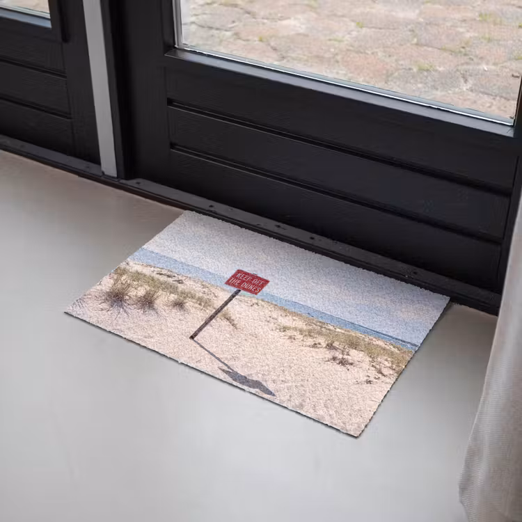 Deurmat - Duin - Bord - Kust - Landschap - Rood — 2