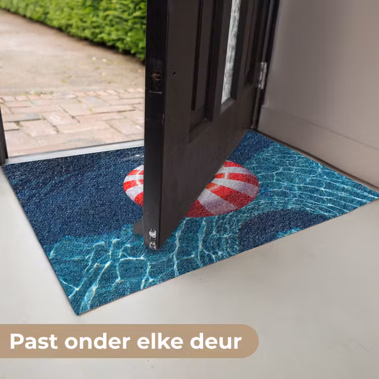 Deurmat - Recreatie - Water - Zomer - Rood - Wit — 7