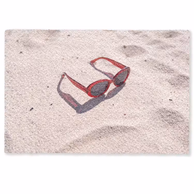 Deurmat - Zonnebril - Strand - Vakantie - Rood — 1