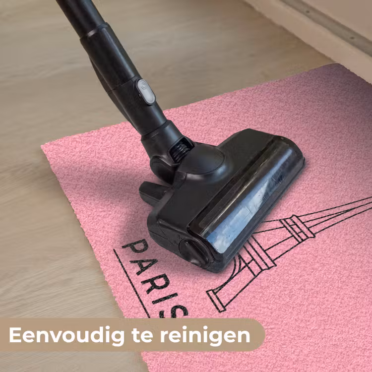 Deurmat - Eiffeltoren - Parijs - Architectuur - Minimalistisch - Roze — 9