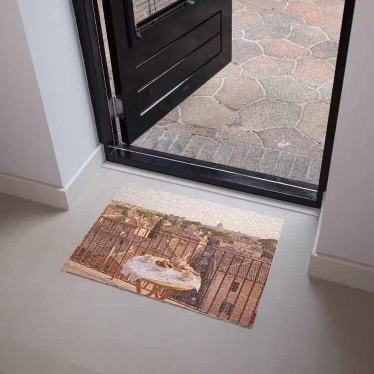 Deurmat - Eten - Ontbijt - Balkon - Stad - Zonsopgang — 4